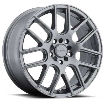 Vision Wheel - Vision Wheels 426H Cross 16x7 5x100/4.5 38mm Gray Matte 426H6718GM38