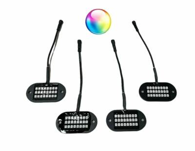5150 Whips - 5150 Whips 187 V2.0 Bluetooth 4-Pod Rock Light Kit w/Control Harness
