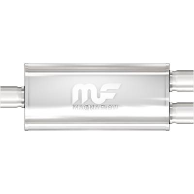 MagnaFlow Exhaust Products - MagnaFlow 12128 Straight-Through Muffler 2" Center/Dual 5x14x8 Body