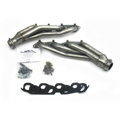 JBA Racing Headers - JBA Headers 1822S-2 1.75" Stainless Shorty Headers Raw 88-93 C1500 454SS 7.4L