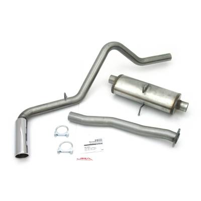 JBA Racing Headers - JBA Headers 40-2542 Single 2.5" Cat-Back Exhaust System 98-11 Ranger