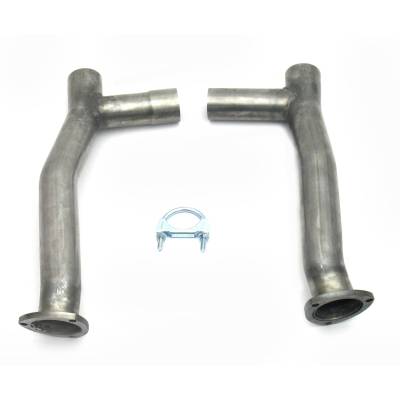 JBA Racing Headers - JBA Headers 6610SH 2.5" Exhaust H-Pipe 409Stainless Steel 65-73 Mustang SBF