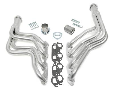 Hedman Hedders - Hedman 68198 H.D. Silver Long-tube Headers for 64-77 Chevelle w/396-502