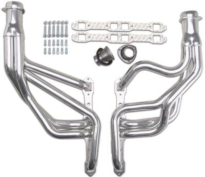 Hedman Hedders - Hedman 78036 Silver Long-Tube Headers for 62-73 Mopar B & E-Body w/361-440