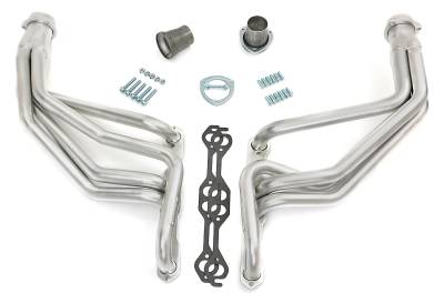 Hedman Hedders - Hedman 69890 HD Silver Long-Tube Headers for 67-91 GM 283-400 2WD/4WD Trucks