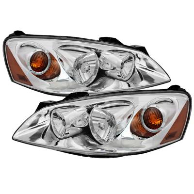 xTune Auto - xTune Auto 9023675 Chrome/Clear Crystal Headlights