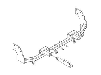 Blue Ox - Blue Ox BX3827 Tow Bar Base Plate for 2000-2005 Volkswagen Jetta