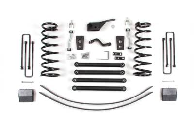 Zone Offroad - Zone Offroad 5" Suspension Lift Kit Zone Shocks for Ram 1500 4WD ZOND145N