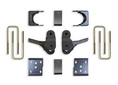 MaxTrac - MaxTrac 303140 4" Rear Flip Kit w/Hangers for 04-08 Ford F150 2WD/4WD