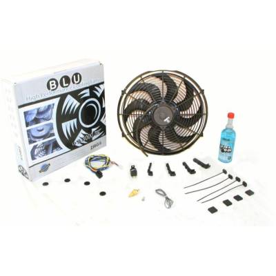 Zirgo High Performance - Zirgo ZIRZFK116Y2 Super Cool Pack w/Two 3000 FCFM 16" S Blade Fans