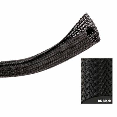 Keep It Clean - Keep It Clean KICWFBBK0025L001 1/4" Black Ultra Split Wrap Wire Loom 1 Foot