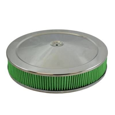 Green Filter USA - Green Filter 2343 Air Cleaner Assembly 1.25" Drop Base 14" Top