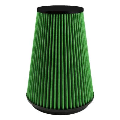 Green Filter USA - Green Filter 2381 Cone Air Filter 10" H 6" ID 7.5" OD 4.75" Top