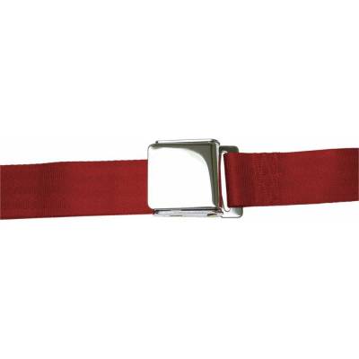 Safe-T-Boy - Safe-T-Boy STBSB3RABG 3Pt Burgundy Retractable Airplane Buckle Each