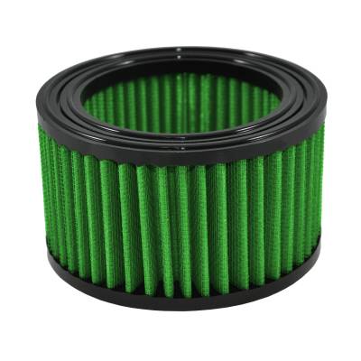 Green Filter USA - Green Filter 7198 Round Air Filter 3.19" H 3.75" ID 5.38" OD 5.38" Top