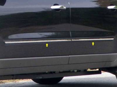 Quality Automotive Accessories - QAA TH49167 Stainless Rocker Panel Trim 4Pc for 09-17 Chevrolet Traverse