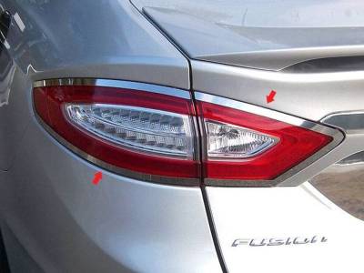 Quality Automotive Accessories - Quality Automotive TR53390 Taillight Trim 13-14 Ford Fusion