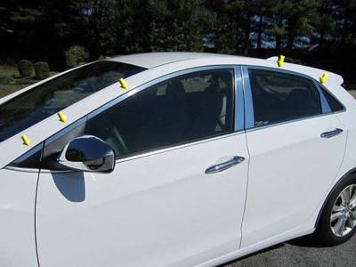 Quality Automotive Accessories - Quality Automotive WP13346 Window Accent Package for 2013 Hyundai Elantra