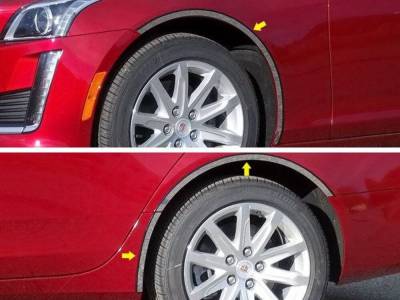 Quality Automotive Accessories - Quality Automotive WQ54252 Wheel Well Accent 2014 Cadillac CTS