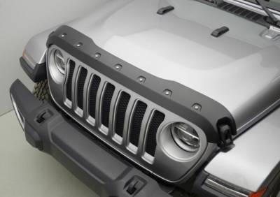 Focus Auto Design - FormFit TS-7W18 Tough Guard Smooth Hood Protector for Wrangler JL