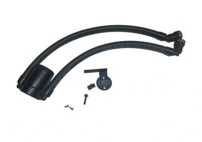 J&L Oil Separator Co - J&L Oil Separator 3.0 Passenger Side Mounted Oil Separator Black 3036P-B