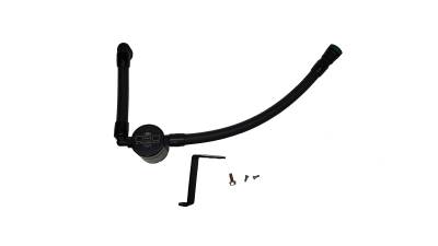 J&L Oil Separator Co - J&L Oil Separator 3.0 Passenger Side Mounted Oil Separator Black 3025P-B