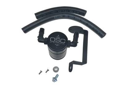 J&L Oil Separator Co - J&L Oil Separator 3.0 Passenger Side Mounted Oil Separator Black 3061P-B