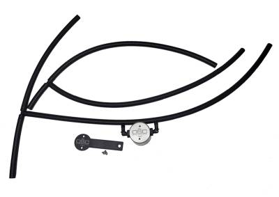 J&L Oil Separator Co - J&L Oil Separator 3.0 Passenger Side Mounted Oil Separator Silver 3108P-C