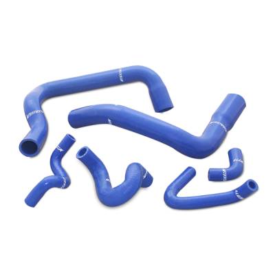 Mishimoto - Mishimoto MMHOSE-MUS-86BL Blue Silicone Hose Kit for 86-93 Ford Mustang GT/Cobra