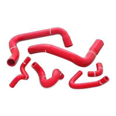 Mishimoto - Mishimoto MMHOSE-MUS-86RD 86-93 Ford Mustang Red Silicone Hose Kit