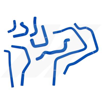 Mishimoto - Mishimoto MMHOSE-SUB-ANCBL Blue Silicone Ancillary Hoses