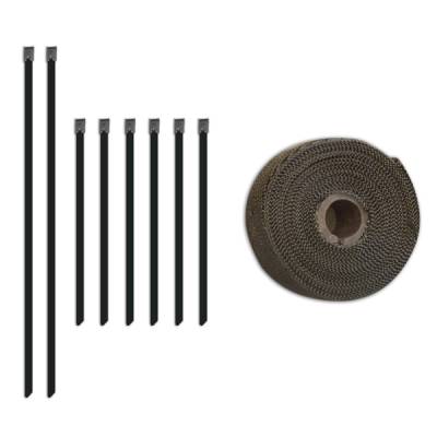 Mishimoto - Mishimoto MMTW-235 2" x 35' Heat Wrap w/Stainless Locking Tie Set