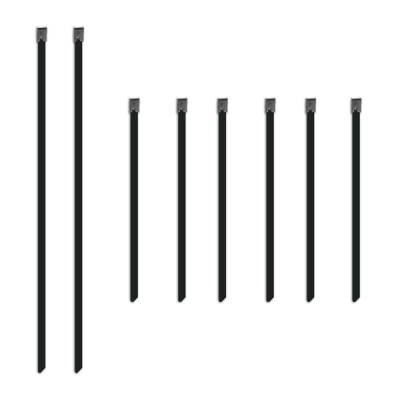 Mishimoto - Mishimoto MMTW-TIES Stainless Steel Locking Ties Set of Six 6" & Two 14"