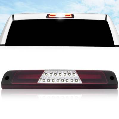 Recon - Recon 264117CL LED Third Brake Light Clear/Red/White for 94-01 Ram Trucks