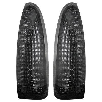 Recon - Recon 264120BK LED Side Mirror Lenses Smoked/Amber 03-07 Super Duty