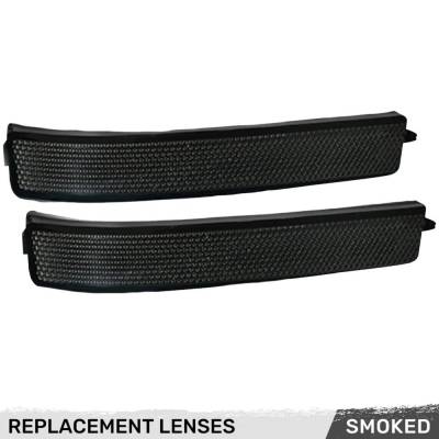 Recon - Recon 264240BK Replacement Side Mirror Lenses Smoked 09-14 Ford F150/Raptor