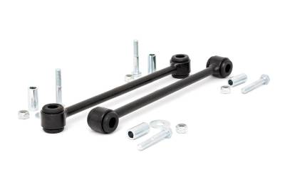 Rough Country Suspension Systems - Rough Country Rear Sway Bar Links for 6" Lift for Jeep Wrangler JK 1017