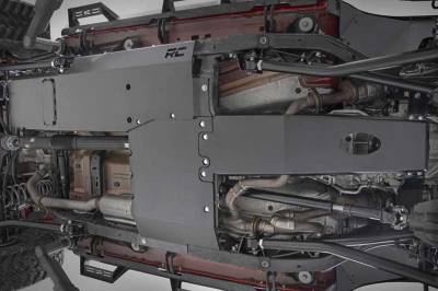 Rough Country Suspension Systems - Rough Country 10616 Under Belly Skid Plate Kit for 18-19 Wrangler JL 4DR 3.6L