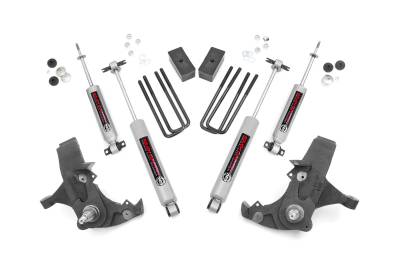 Rough Country Suspension Systems - Rough Country 4" Suspension Lift Kit 88-98 GM 1500 Truck/SUV RWD 231N2