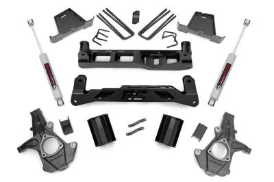 Rough Country Suspension Systems - Rough Country 7.5" Suspension Lift Kit 07-13 Silverado/Sierra 1500 RWD 26330