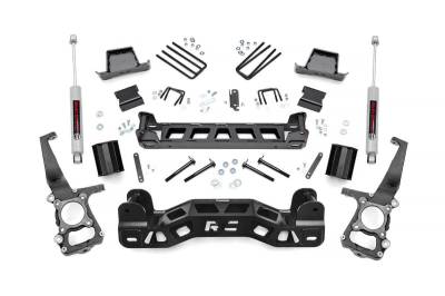 Rough Country Suspension Systems - Rough Country 6" Suspension Lift Kit 09-10 Ford F150 RWD 57331