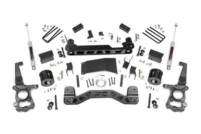 Rough Country Suspension Systems - Rough Country 4" Suspension Lift Kit 15-20 Ford F150 4WD 55530