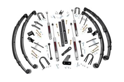 Rough Country Suspension Systems - Rough Country 618.20 4.5" Suspension Lift Kit for 87-95 Wrangler YJ 4WD Power