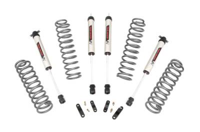 Rough Country Suspension Systems - Rough Country 67870 2.5" Suspension Lift Kit for 07-18 Wrangler JK 2DR 4WD