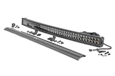 Rough Country Suspension Systems - Rough Country Black Series 40" Dual Row LED DRL Light Bar EACH 72940BD
