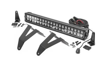 Rough Country Suspension Systems - Rough Country Bumper Mount 20" LED Light Bar Kit for 19-24 Ram 1500 70779
