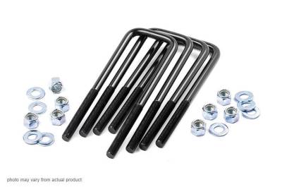Rough Country Suspension Systems - Rough Country 9/16 x 3 x 11 Square Top Leaf Spring U-Bolt EACH 7651