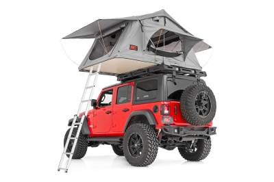 Rough Country Suspension Systems - Rough Country Soft Side Rack Mount Roof Top Tent w/Ladder-Gray 99050