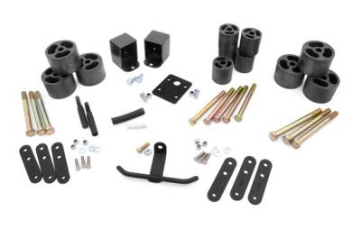 Rough Country Suspension Systems - Rough Country 2" Body Lift Kit for Jeep Wrangler YJ Automatic RC610