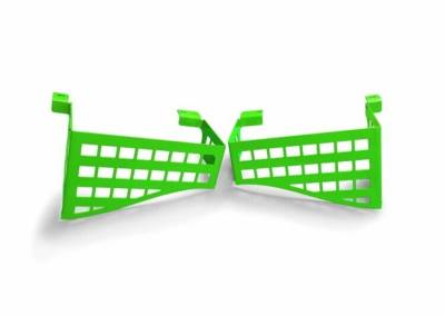 Steinjager - Steinjager Wheel Well Storage Baskets-Neon Green for Wrangler JK 4DR J0053786